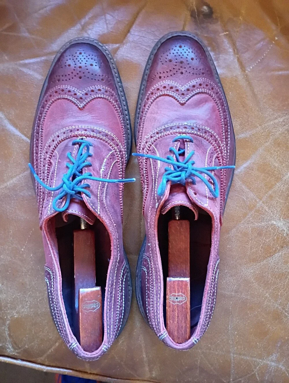 Allen Edmonds Neumok Wingtip Oxford 13 D Red